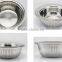 High quality Stackable Stainless Steel Colander for Rice and Fruit