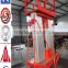 1.35~14m, 200kg stationary scissor lift platform /small hydraulic scissor lift platform /scissor lift platform for wheelchair