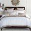 2016 cotton luxury satin embroidered used hotel bed sheets set 5 star hotel bedding sets