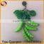 Simulation artificial plant pepper eggplant green pea fruit fridge magnet