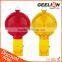 Traffic safety solar warning light of LED warning light for traffic barricade and warning