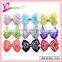 Chinese hair clip accessories hair bows made of hair,green hair accessories