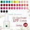 2015 Hot selling Professional Soak off uv nail gel 15ml wholesale nail gel uv 177color uv gel nail polish