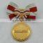custom high quality sports medal with real gold plating