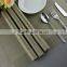 new arrival table decoration PVC mat frame series dark green dining table floor mat 45*30cm