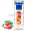 24oz BPA FREE LEAK PROOF Wide Mouth Opening Easy To Use Fruit Infused Water Bottle