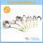 Colorful PP Handle 7 PCS Stainless Steel Cookware Set