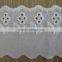 Hot sale cotton lace trim series cotton eyelet lace