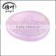 Wholesale 45*35*7mm Semi-precious stone Amethyst Worry Stone Thumb massage stone oval Shape