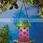 Solar Light Mosaic Glass Bird Feeder
