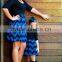 Custom design latest casual printed long dress bohemian quality maxi plus size dress