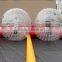 dual lane human hamster ball inflatable race track challenge for sale