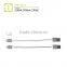 20cm best quality mfi nylon braid cable with metal housing