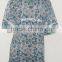 Indian Handmade Girls Wear Night Dress Women Maxi Top Beach Wear Hand Block Printed Caftan Sexy Kaftan