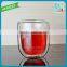 newest Heat-resistant double wall glass cup tea cup creative cup glass transparent circular no cover