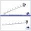 12'' 7 pins clip on square tube clothes brackets KF-D063