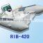 RIB420 Boat With CE Inflatable Boat With Rigid Floor