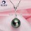 wholesale jewelry 8--9mm tahitian black baroque pearls pendant