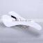 Black Soft Titanium Hollow Leather Cycling Seat Mountain Bilke Saddle