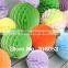 colorful party honeycomb christmas paper decorations