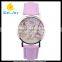 WJ-5474 classic vintage map personality high quality attractive girls leather watch