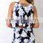 2016 China wholesale factory clothing wholesale latest fashion dress digital print dress