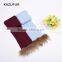 Kids scarf with raccoon fur cotton knitted scarf for kids with hats set KZ160095                        
                                                                Most Popular
                                                    Supplier's Choice