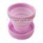 pink series portetive heat resistant foldable fda silicone cup