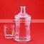 Popularity cheap bulleites whiskey bottles woodfordes reserved bottles 500ml square lquor glass bottles