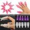 10PCS x Stylish Plastic Nail Art Soak Off Clip Cap UV Gel Polish Remover Wrap Tool gel removal cap clip