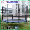 Fourstar wholesale 10FT Indoor and Outdoor Trampline Bed with Safety Net and Galvanized Ladder for Kids and Adults