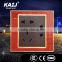 factory price wall mounted electric light multi function gang switch socket for hotel