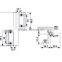 1.3 usd for durable spray painting hinge for glass /aluminum window and door in Guangzhou