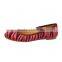 Wholesale China Girls Zebra Print Flat Shoes with Round Toe
