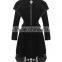 BKL Nightwish Hooded Dress Black Bodycon Long Sleeve Goth Occult Witchcraft