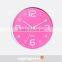 DEHEN 12 inch cheap embossed modern design plastic clock