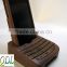 Laser engraving Solid wood mobile phone holder Wooden phone holder Wooden phone stand