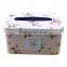 rectangular hole lid paper tissue tin box