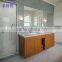 Modular melamine modern one piece bathroom vanity cabinet
