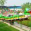 Amusement park track glide rides caterpillar happy train used train rail