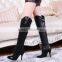 Long Boots Fashion High Heel Shoes Oullis Shoes CP6701