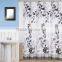 Leaf Design Printed Polyester Shower Curtain