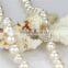 12-13mm Grade A Freshwater Near Round White Pearl Set