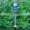 H40cm Mosaic Border Stainless Steel Solar Garden Light Garden for Decoration Christmas Gift