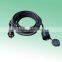 GS approval waterproof extension leads with IP44 germany plug and socket