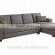 commercial standarded furniture grey fabric corner sectional sofa for sale
