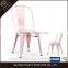 Dining Chair Specific Use and Iron Metal Type Dinning Chair