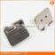 Wholesale square embedded magnetic button, square shirt buttons, square men jackets button