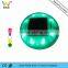 Blue led flashing solar road marker led driveway lights glass road stud