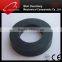 Black/white round flat nylon rubber washer